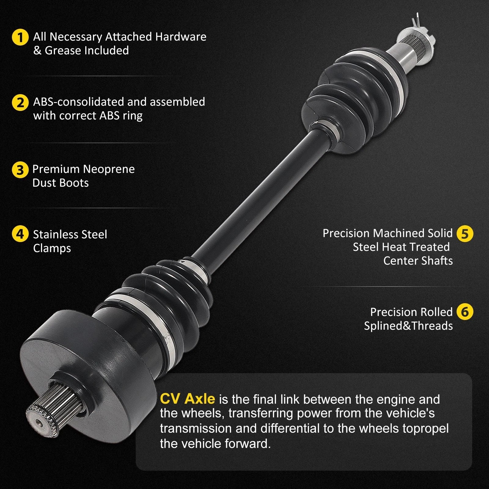 CV Axle Set for Arctic Cat 400 450 500 550 650 700 1000