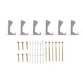 6PCS Floor Repair Kit for Squeaky Wood Floor (Aluminum Blocks)