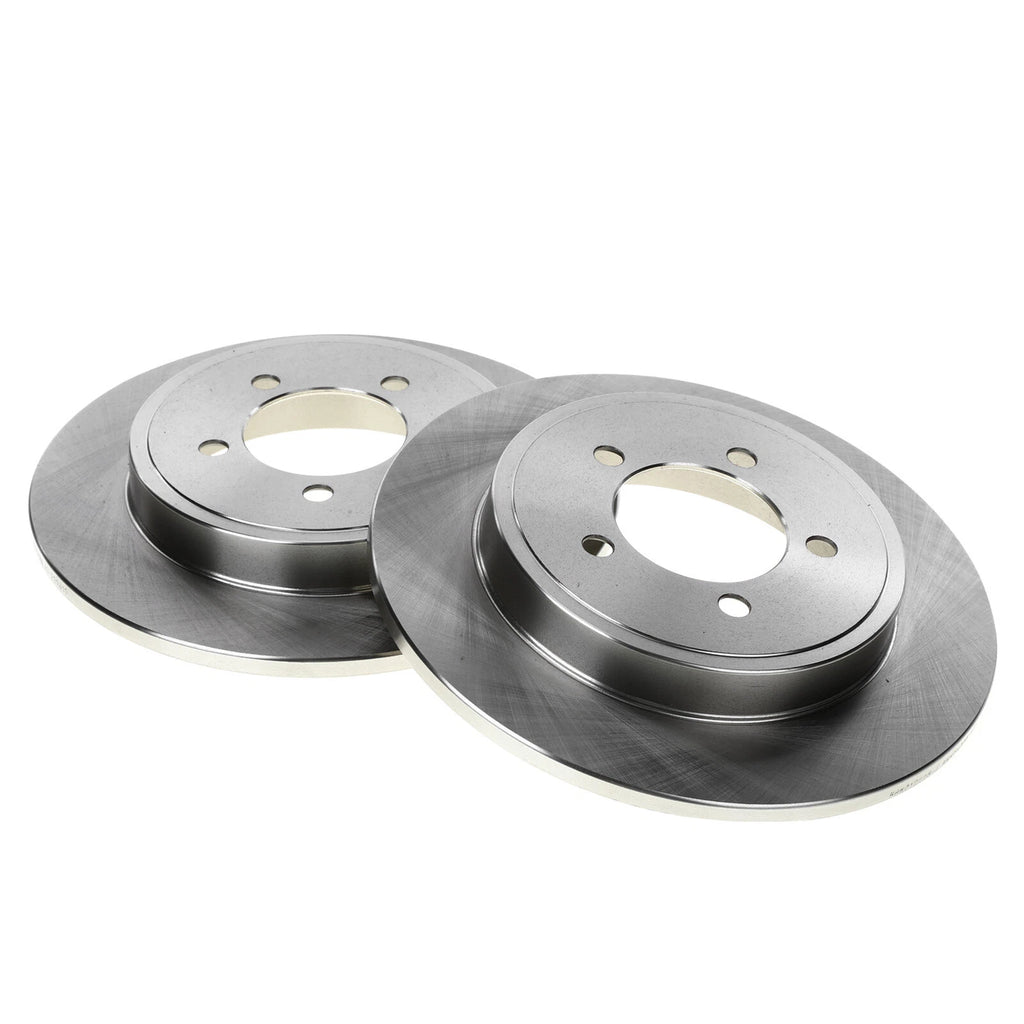 Set of 2 Rear Disc Brake Rotors & Ceramic Pads for Ford Explorer (2006–2010)