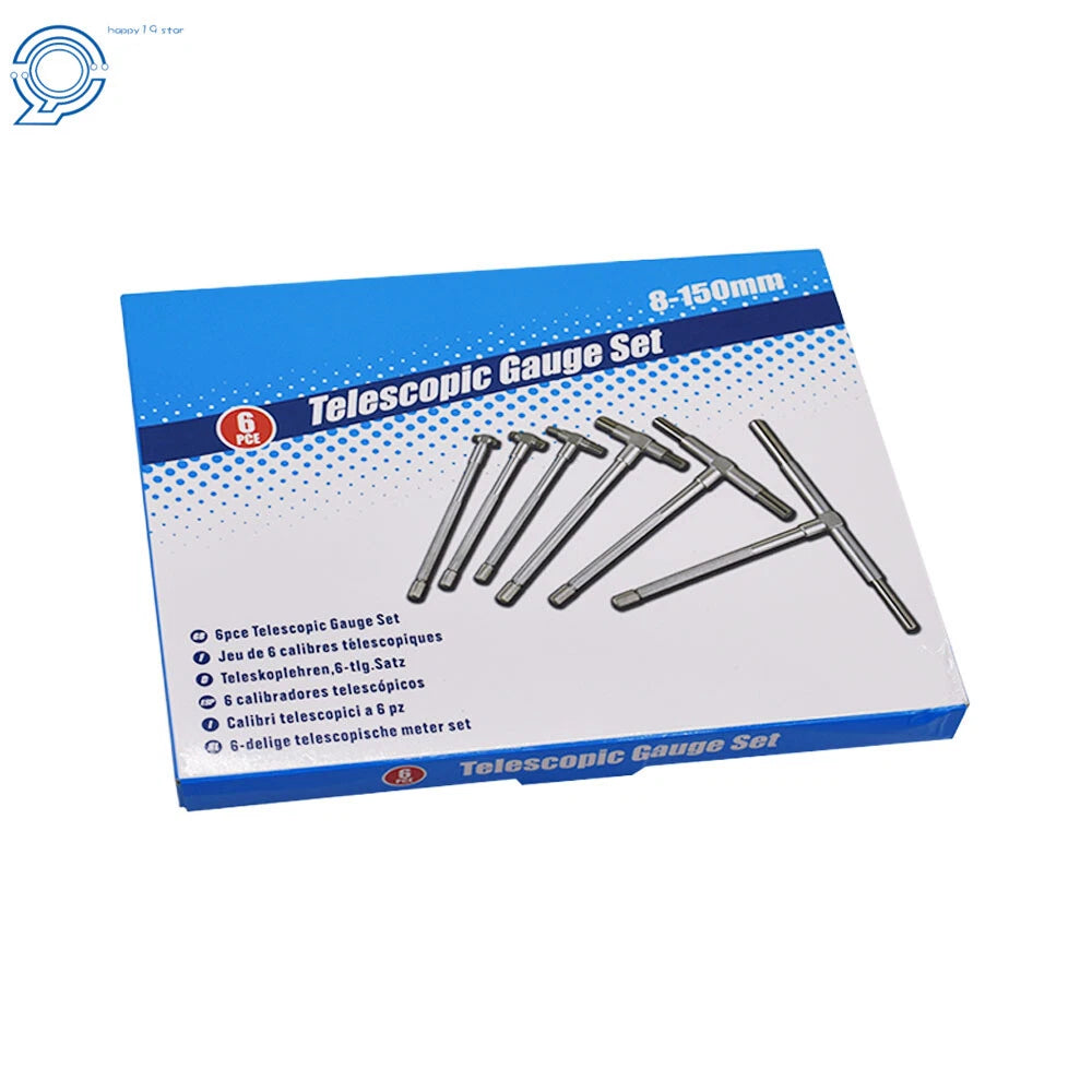 Set of 6 Telescoping Gages for Precision Measurement