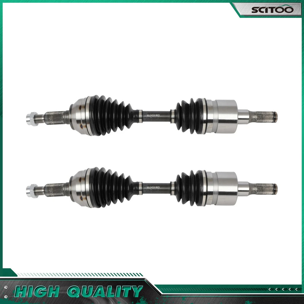 2X CV Axle Shafts for Hummer H3T H3 (2006–2010)