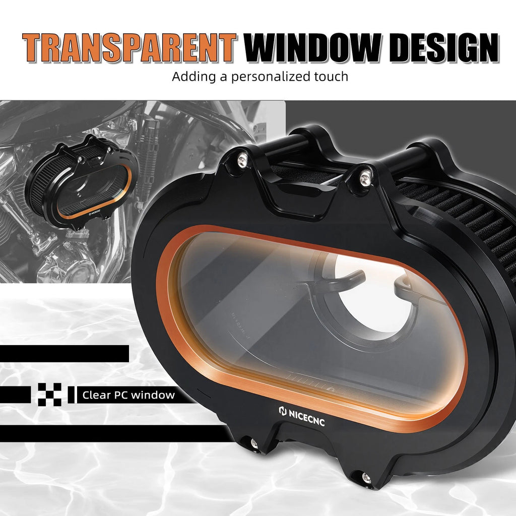 Air Cleaner Intake Filter for Harley Road King FLHR (2017–2022)