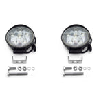 2X 18W Round Spot Beam LED Off Road Work Light for Universal SUV (12V 24V)