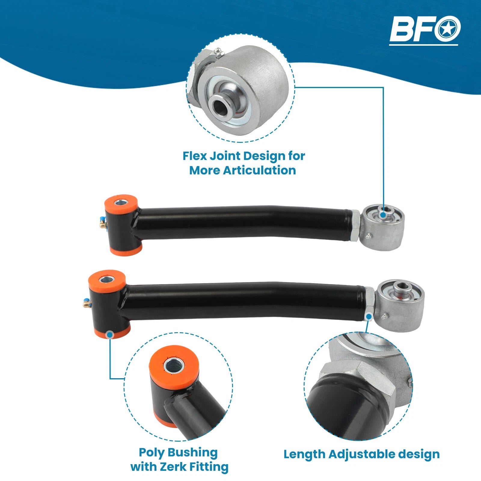 4 Inch Lift Kit with Track Bar for Jeep Grand Cherokee WJ (1999–2004)