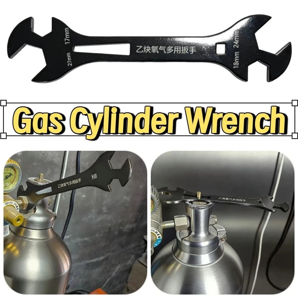 Gas Cylinder Wrench for HVAC Technicians (Heavy Duty)