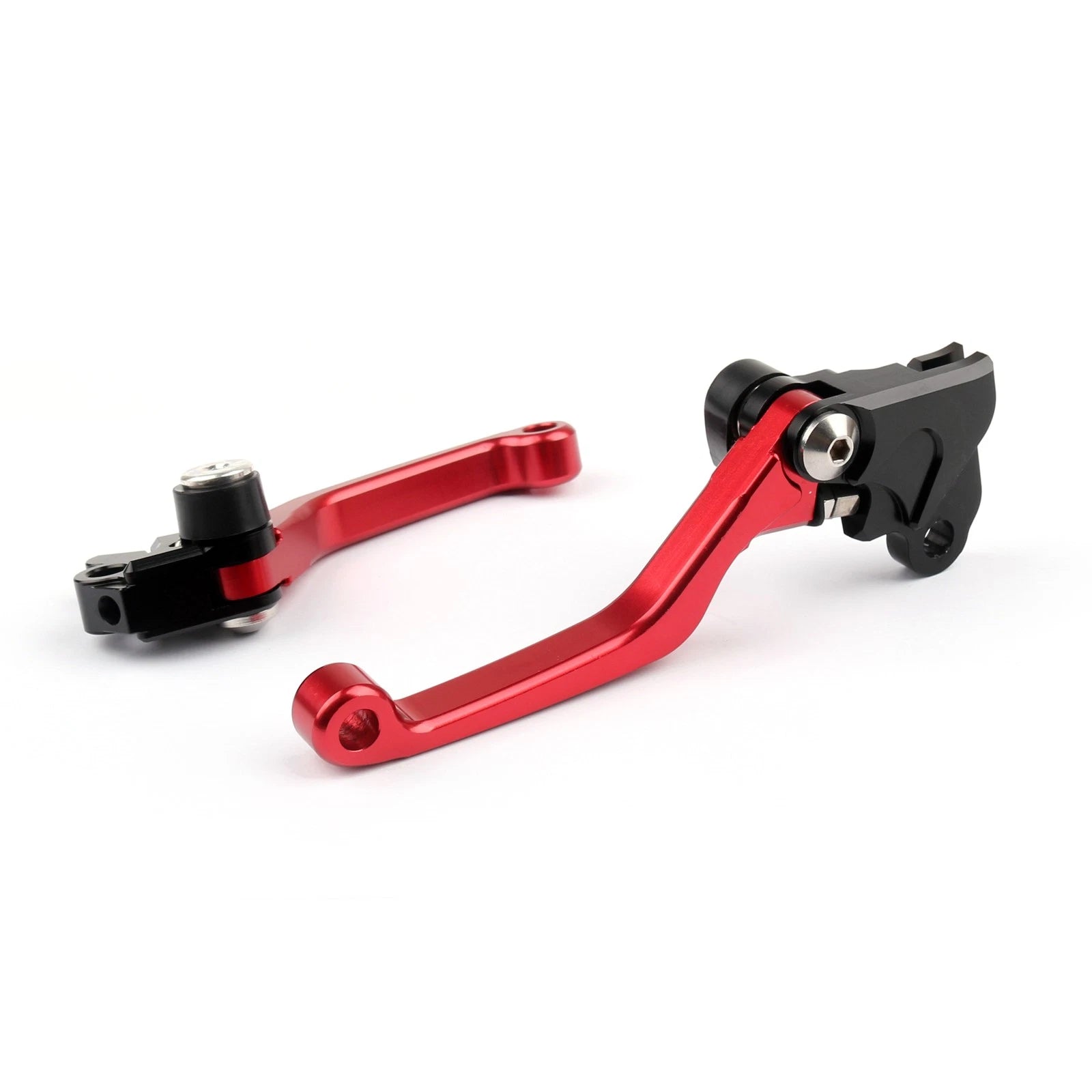 Off Road Pivot Aluminum Brake Clutch Levers for Honda CRF230F (2003–2009) Red