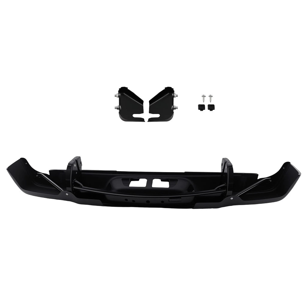 Black Rear Bumper for Toyota Tundra (2007–2013) TO1197100 Steel Bolt-On
