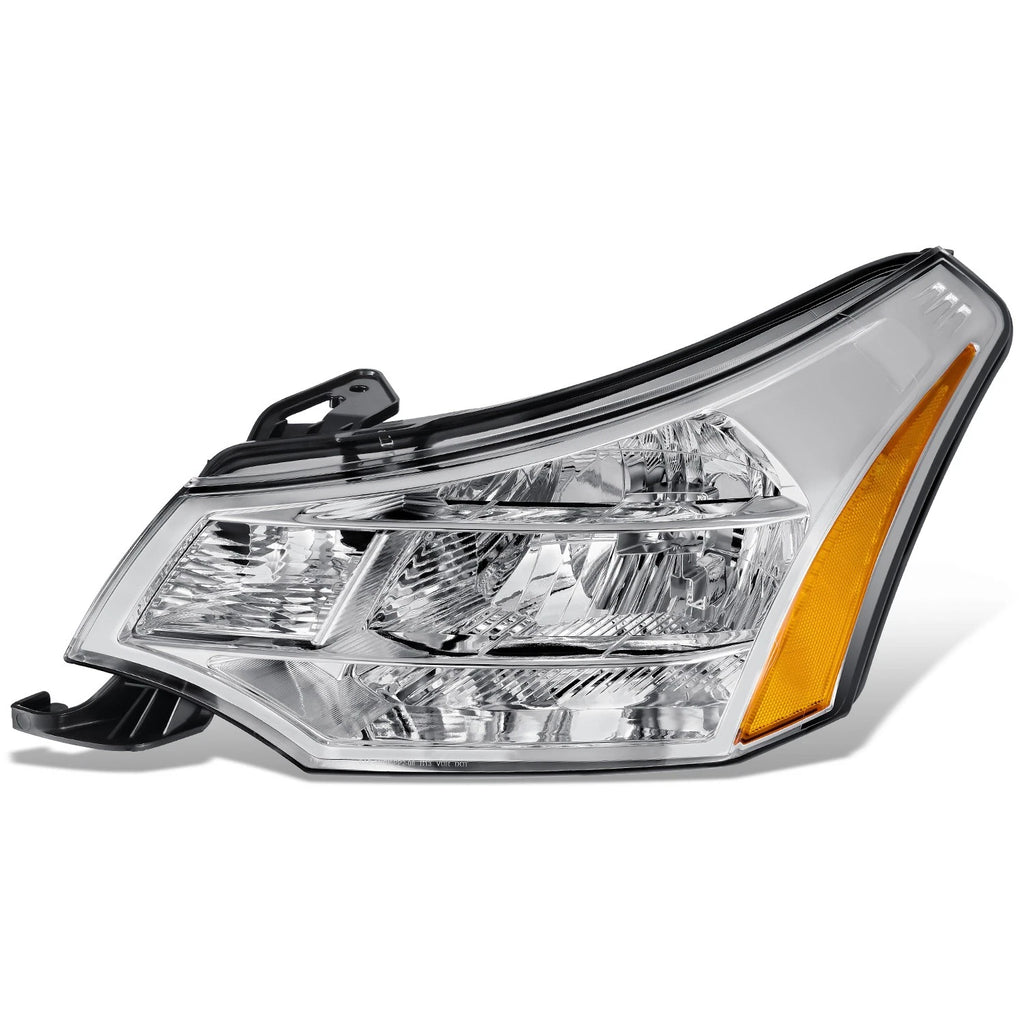 Left Driver Side Headlight for Ford Focus (2008–2011) Chrome Factory Style