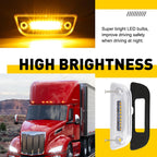 Amber Cab Roof Marker Lights for Peterbilt 579 & Kenworth T680 T770 T880