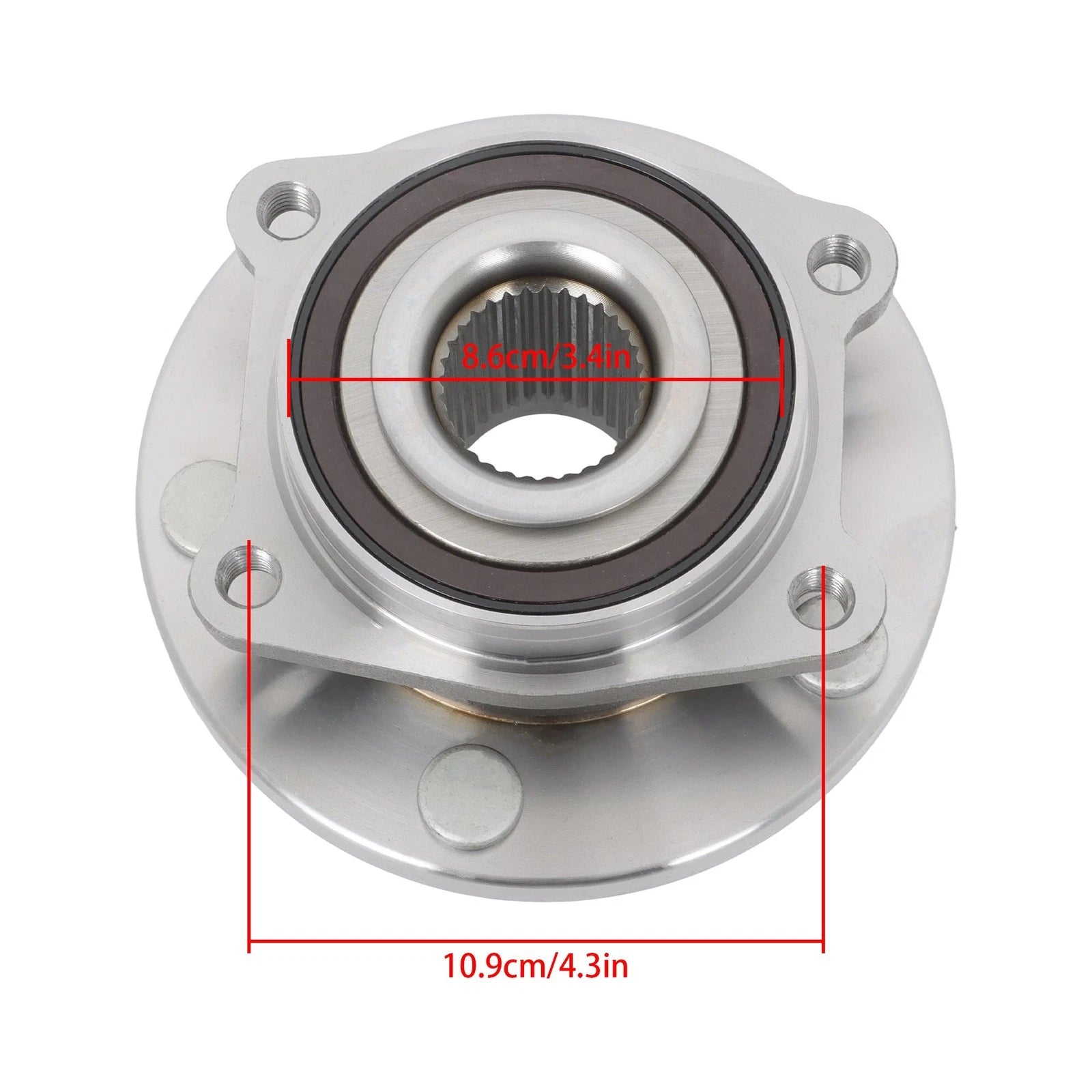 Pair Front Wheel Bearings and Hubs Assembly 513263 for Dodge Avenger (2008–2014)