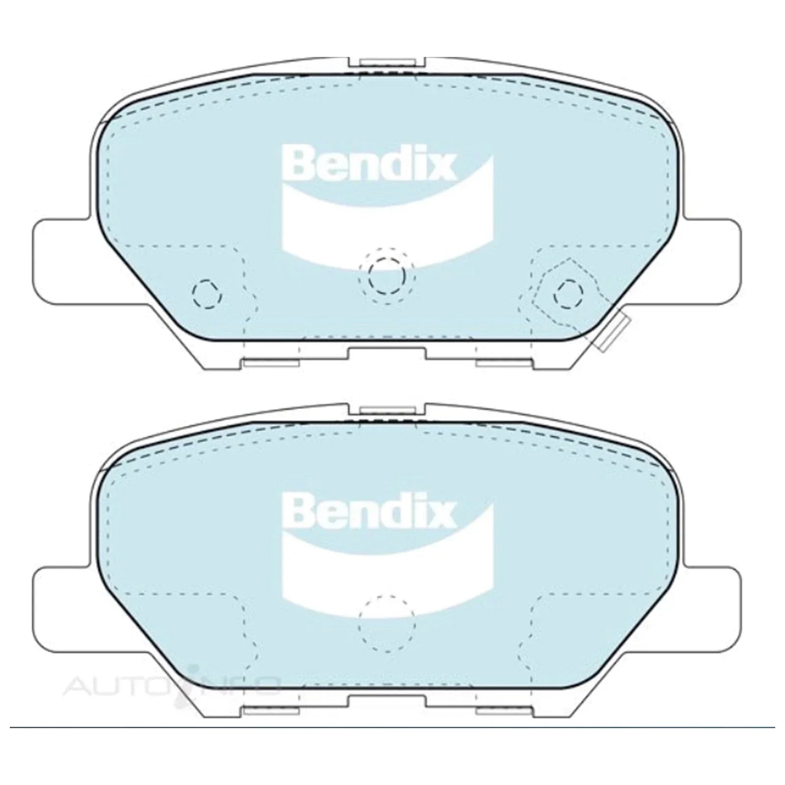 GCT Rear Disc Brake Pad Set for Mazda 6 GJ (2012-2016)