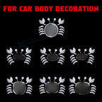 Personalized 3D Crab Style Car Logo Decal for Any Make Model (2015-2025)