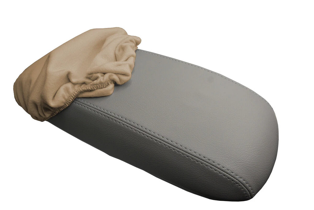 Fleece Console Lid Armrest Cover for Ford Escape (2001–2004) Beige