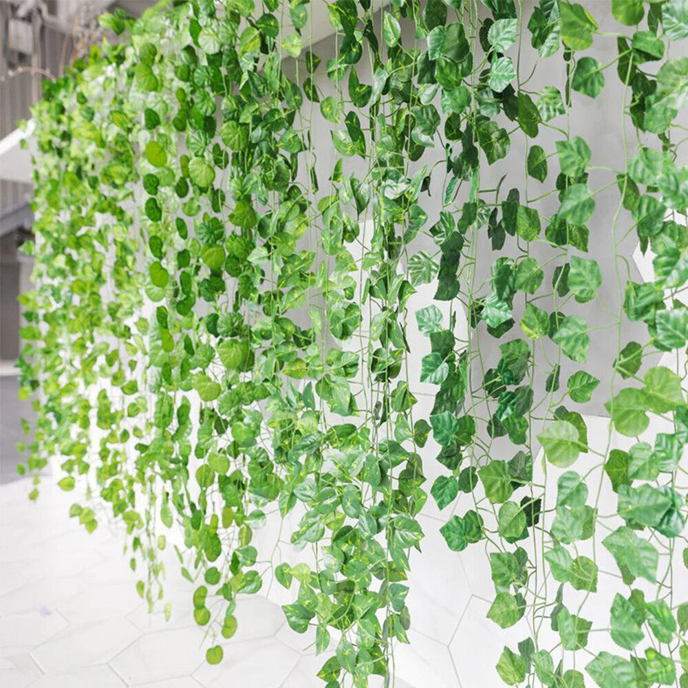 Set of 24 Artificial Ivy Vines 2M for Party Decor