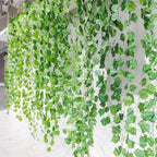 Set of 24 Artificial Ivy Vines 2M for Party Decor
