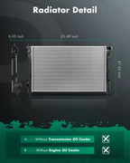 Radiator for Ford Edge (2007–2014) & Lincoln MKT (2010–2012) 3.5L 3.7L