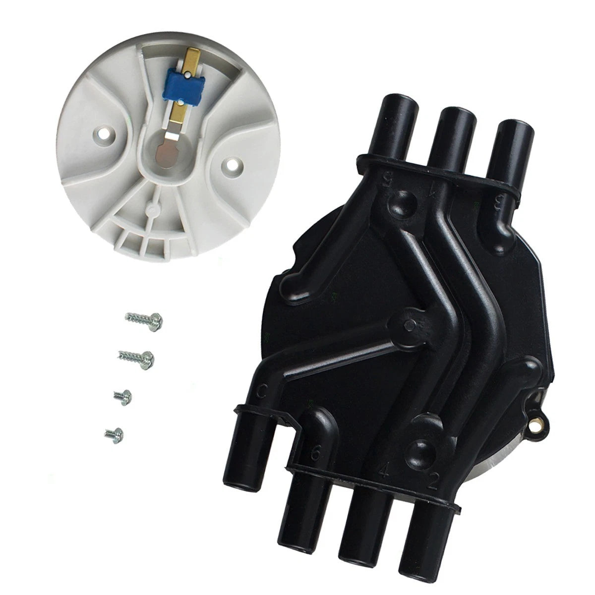 Distributor Cap & Rotor Kit for MerCruiser V6 4.3L (8M6001222, 898253T28, 898253T23)