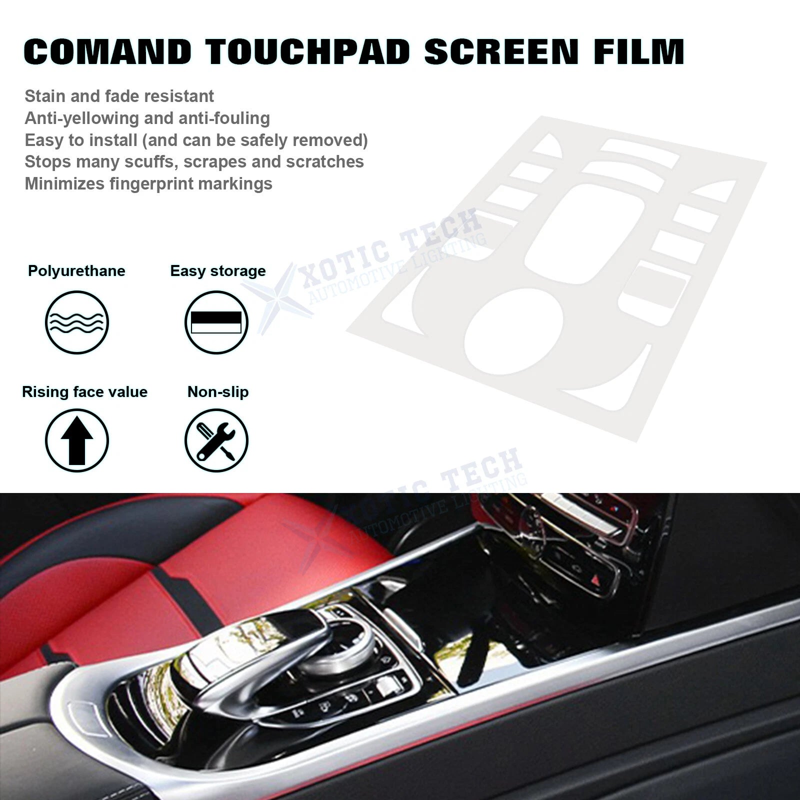 Touchpad Screen Protector Film for Mercedes-Benz COMAND (Widescreen) (2014-2019)