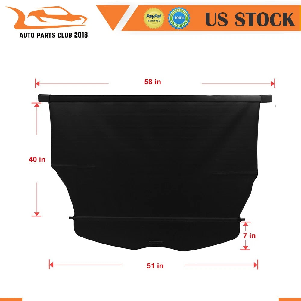 Trunk Cargo Cover Shield for Acura MDX (2007–2013)