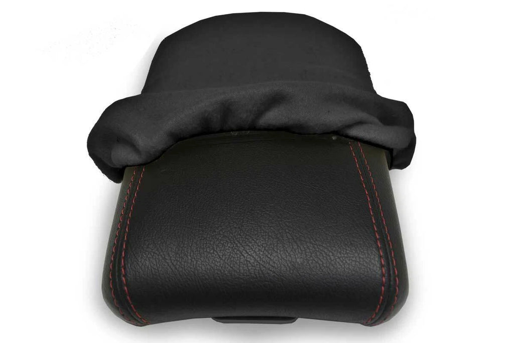 Fleece Console Lid Armrest Cover for Hyundai Sonata (2011–2014) Black