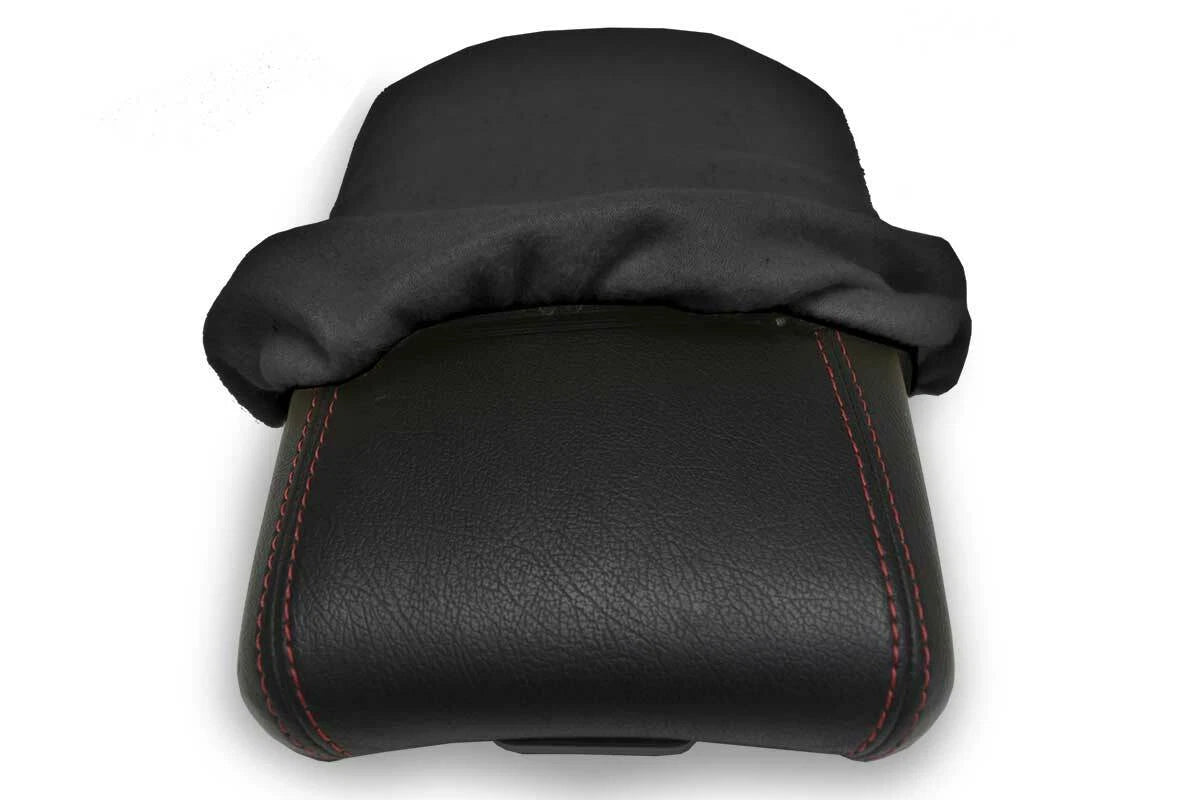 Fleece Console Lid Armrest Cover for Hyundai Sonata (2011–2014) Black