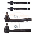 Set of 4 Tie Rod Ends for Honda Civic (1996–2000)