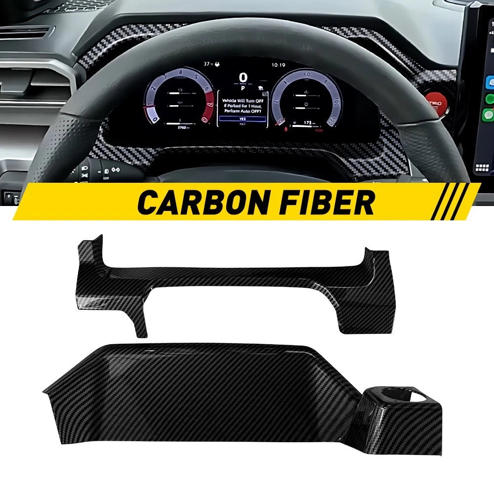 Carbon Fiber Dashboard Trim Panel for Toyota Tacoma (2024–2025)