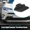 Tow Hook Cover for Toyota RAV4 SE (2016–2018) - Unpainted Black