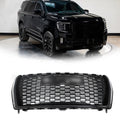 Front Bumper Grille for GMC Yukon/Yukon XL (2021-2022) Black Plastic