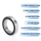 Deep Groove Ball Bearing 40x62x12mm for Scooter Skateboard (6908VV)
