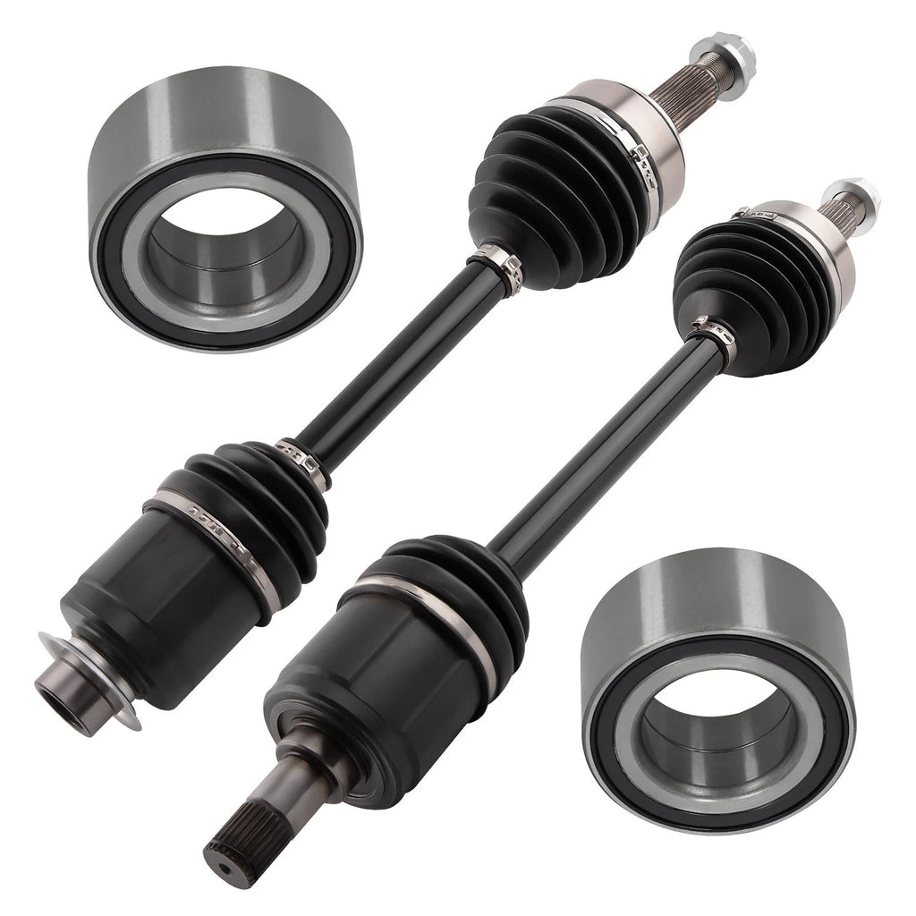 Set of 2 CV Axles with Bearings for Honda CR-V 2.4L (2007–2014)