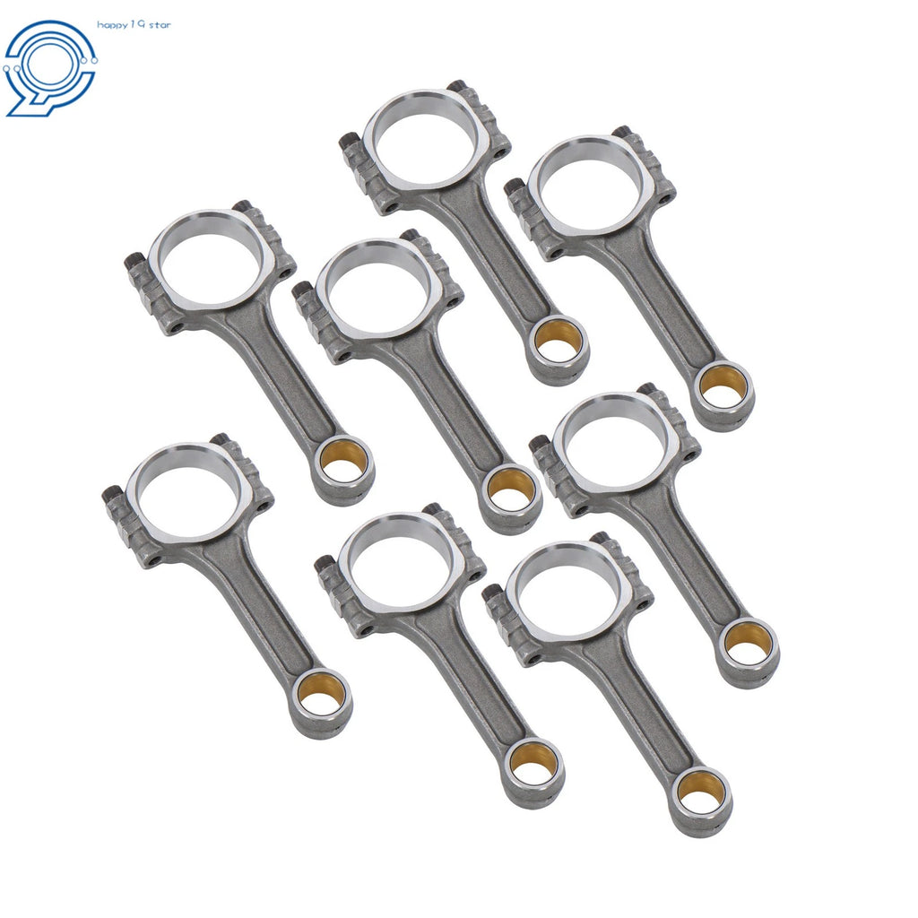 I-Beam Connecting Rods for Chevy SBC 350 (5.700" Length, 2.100" Pin)