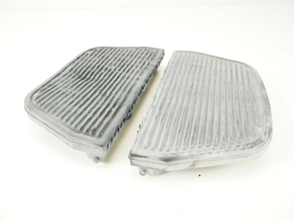 Black Rubber Passenger Floorboard Inserts for Harley Davidson Touring (1997–2021)