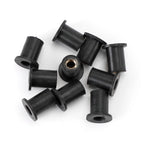 10X Screen & Fairing Rubber Well Nut M5 Brass Wellnuts for Motorcycle T9