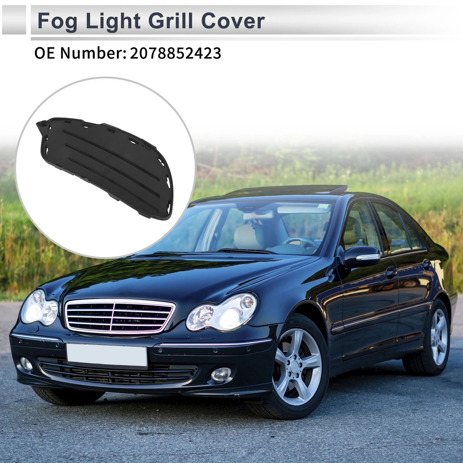 1 Pc Fog Light Grill for Mercedes Benz W207 (2013–2016) No. 2078852423