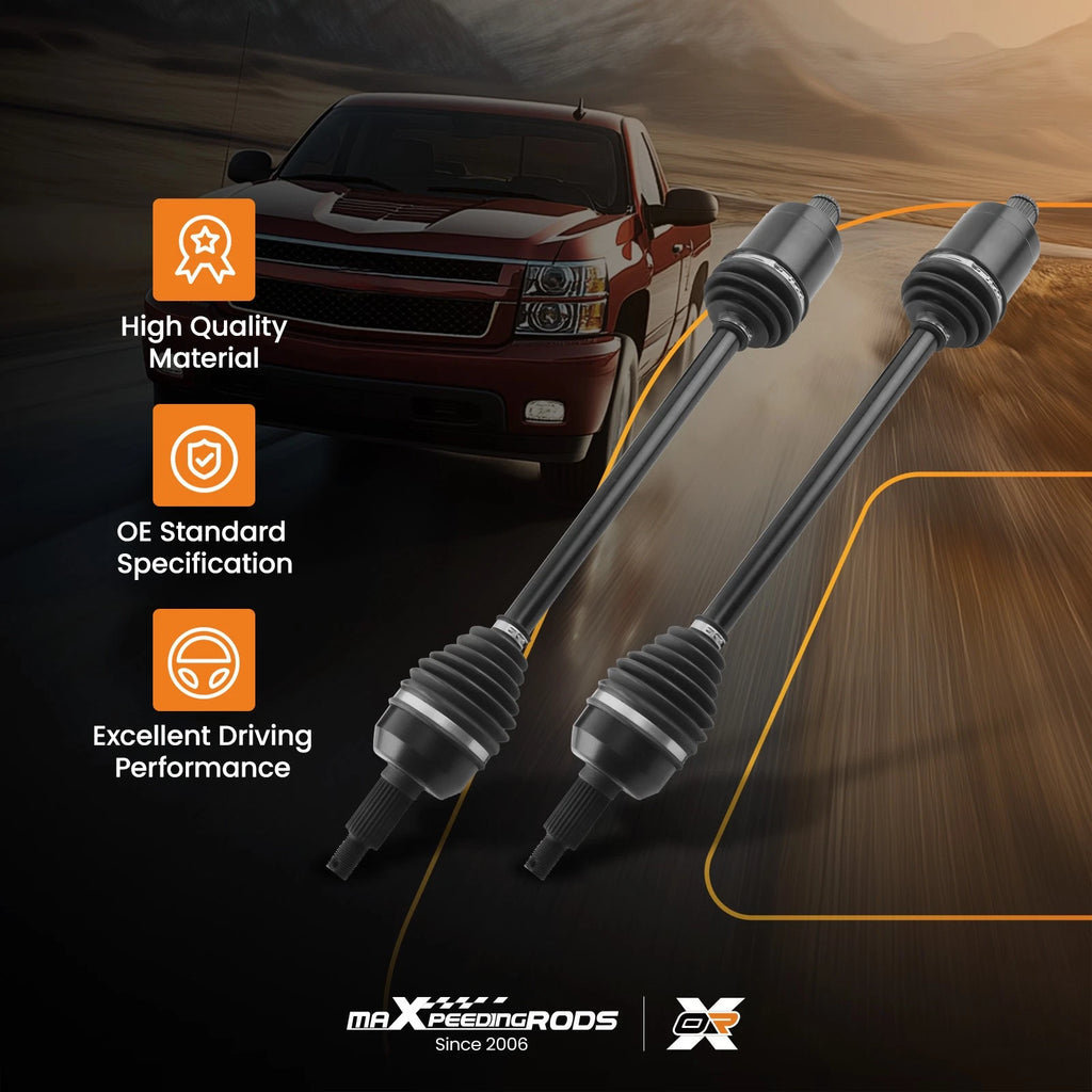New Rear Left & Right CV Axles for Polaris General 4 1000 RZR S (2019–2023)