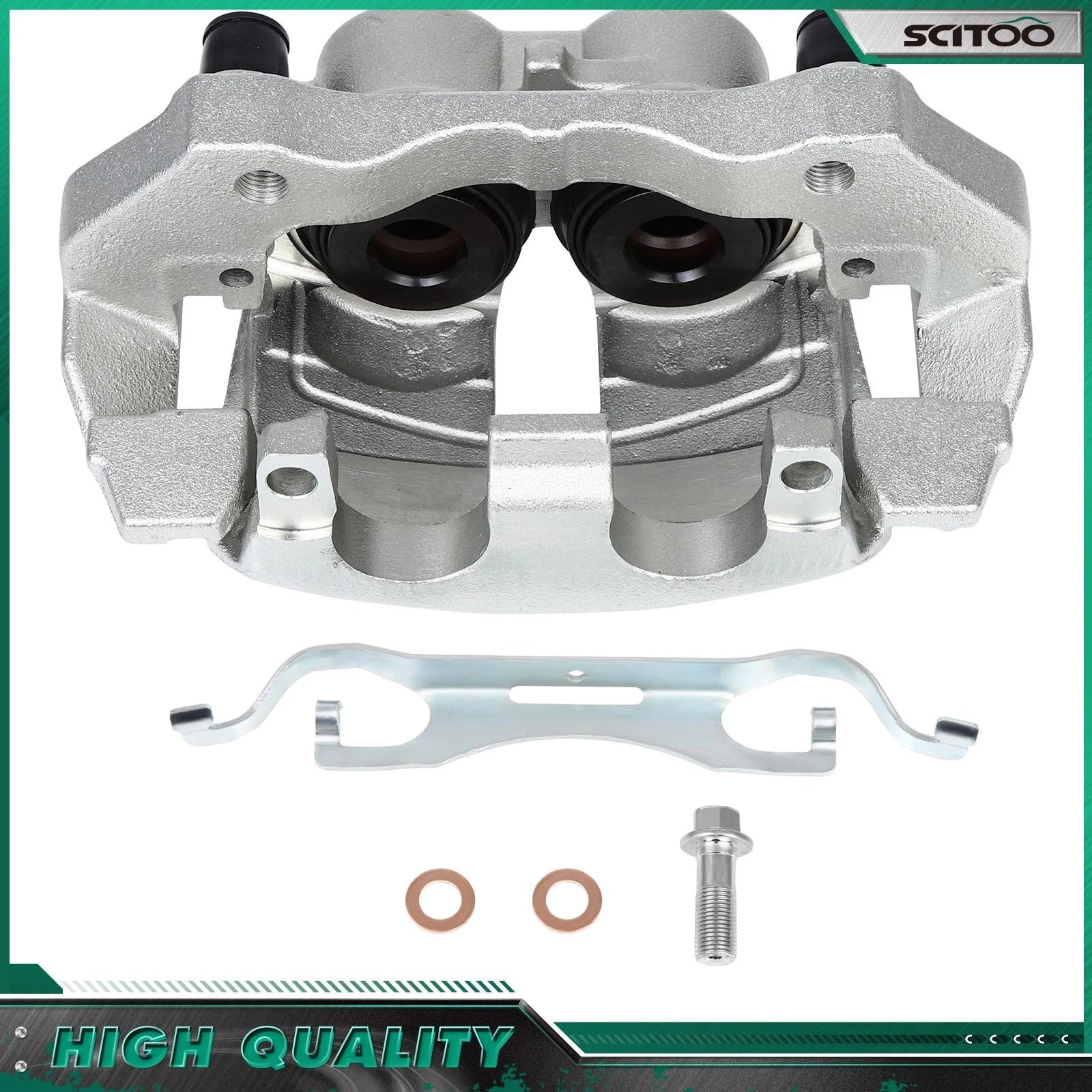 Front Right Brake Caliper w/ Bracket for Jeep Grand Cherokee (2011–2017)