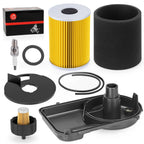 Air Filter, Cover Cap, Fuel Filter w/Seal for Yamaha Golf Cart G2-G11