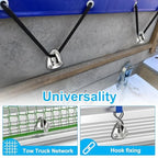 10X Stainless Steel Tarp Hooks for Trailers Boats RVs