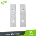 Set of 2 Machined Aluminum Reversible Soft Jaws for 6" Vises