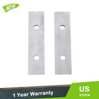 Set of 2 Machined Aluminum Reversible Soft Jaws for 6" Vises