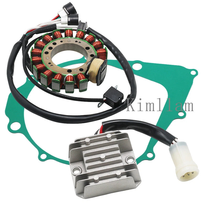 Stator Coil, Regulator, Gasket for Yamaha YFM350ER Moto-4 (1990–1994) 3HN-85510-00