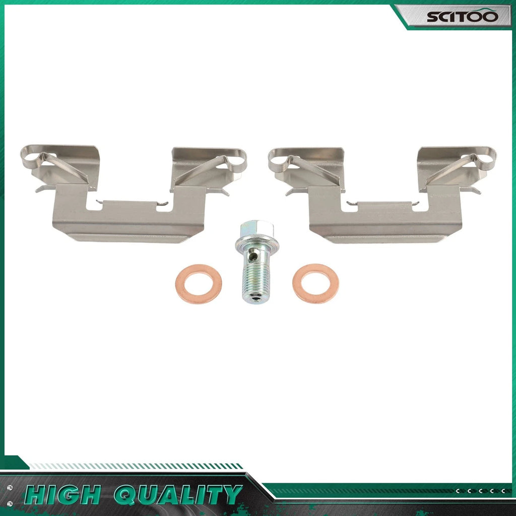 Front Brake Calipers w/ Bracket for Ford Fiesta (2011–2019) 18B5304 18B5305