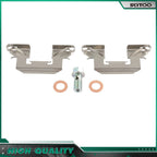 Front Brake Calipers w/ Bracket for Ford Fiesta (2011–2019) 18B5304 18B5305