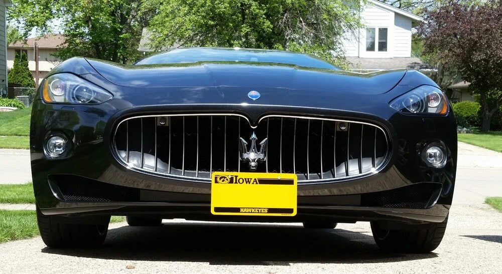 License Plate Bracket with Removable Design for Maserati GranTurismo (2009–2011)