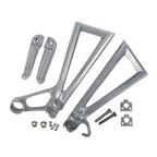 Passenger Footrests Pegs Bracket Set for Yamaha YZF R6 (2003-2009)