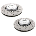 2X Front 400mm Brake Disc Rotors for BMW F10 F12 F13 (2011–2017)