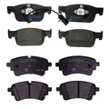 Set of 4 Hella Low-Metallic Disc Brake Pads for Audi A4 A5 (2010–2020)