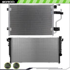 Radiator and A/C Condenser Kit for Dodge Ram 2500 3500 (1994–1997)