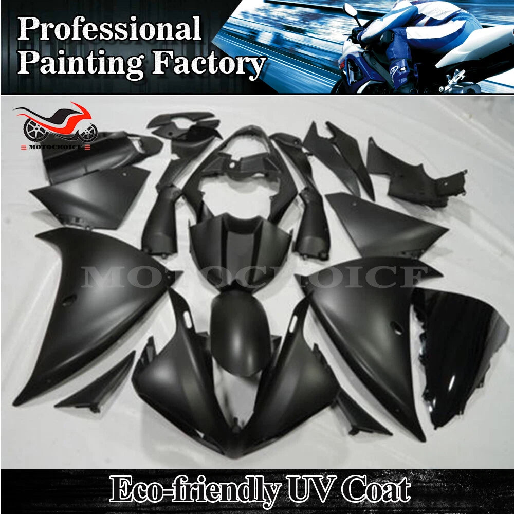 Matte Black Fairing Kit for Yamaha YZF R1 (2009–2011) ABS Bodywork